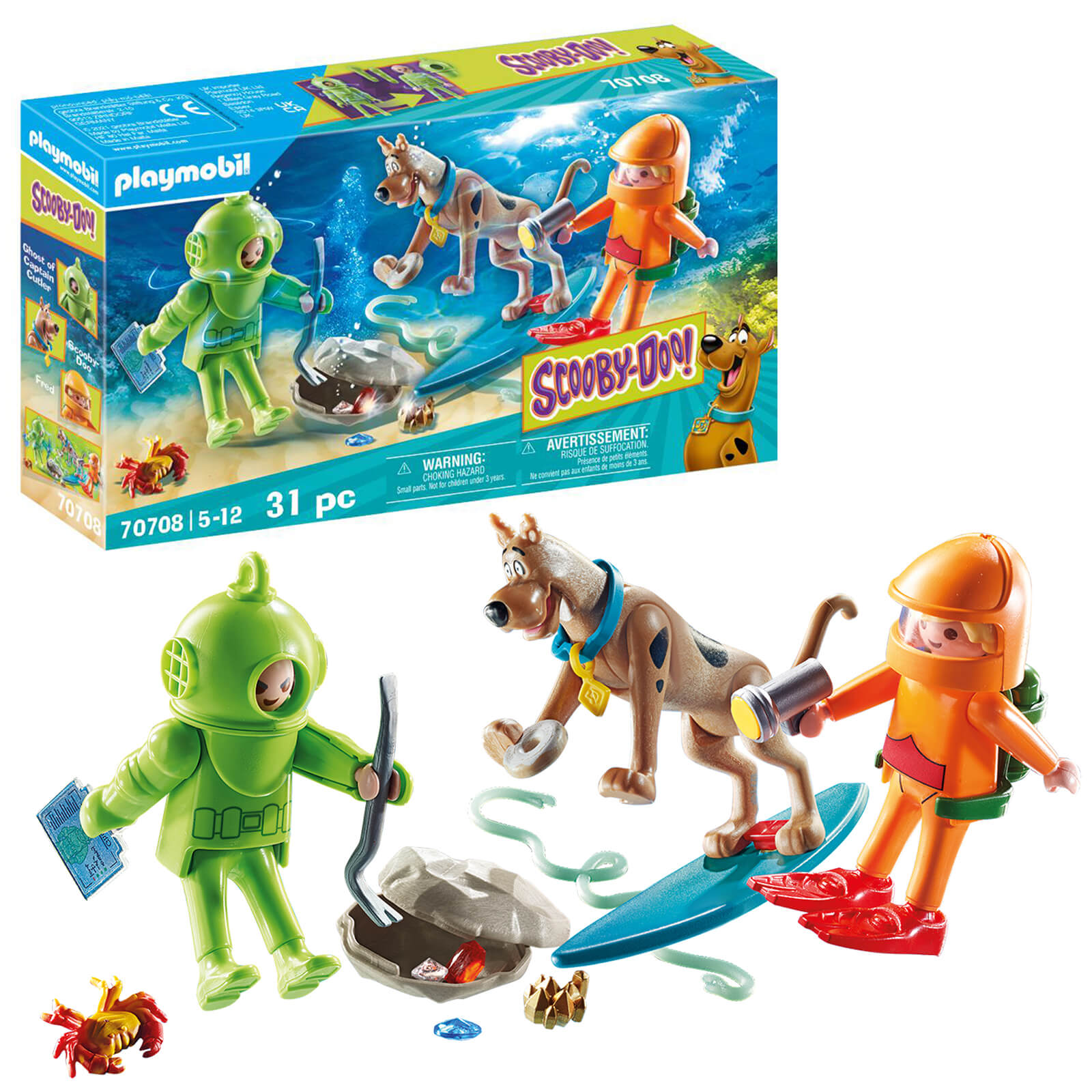Playmobil SCOOBY DOO! Adventure With Ghost Diver (70708)