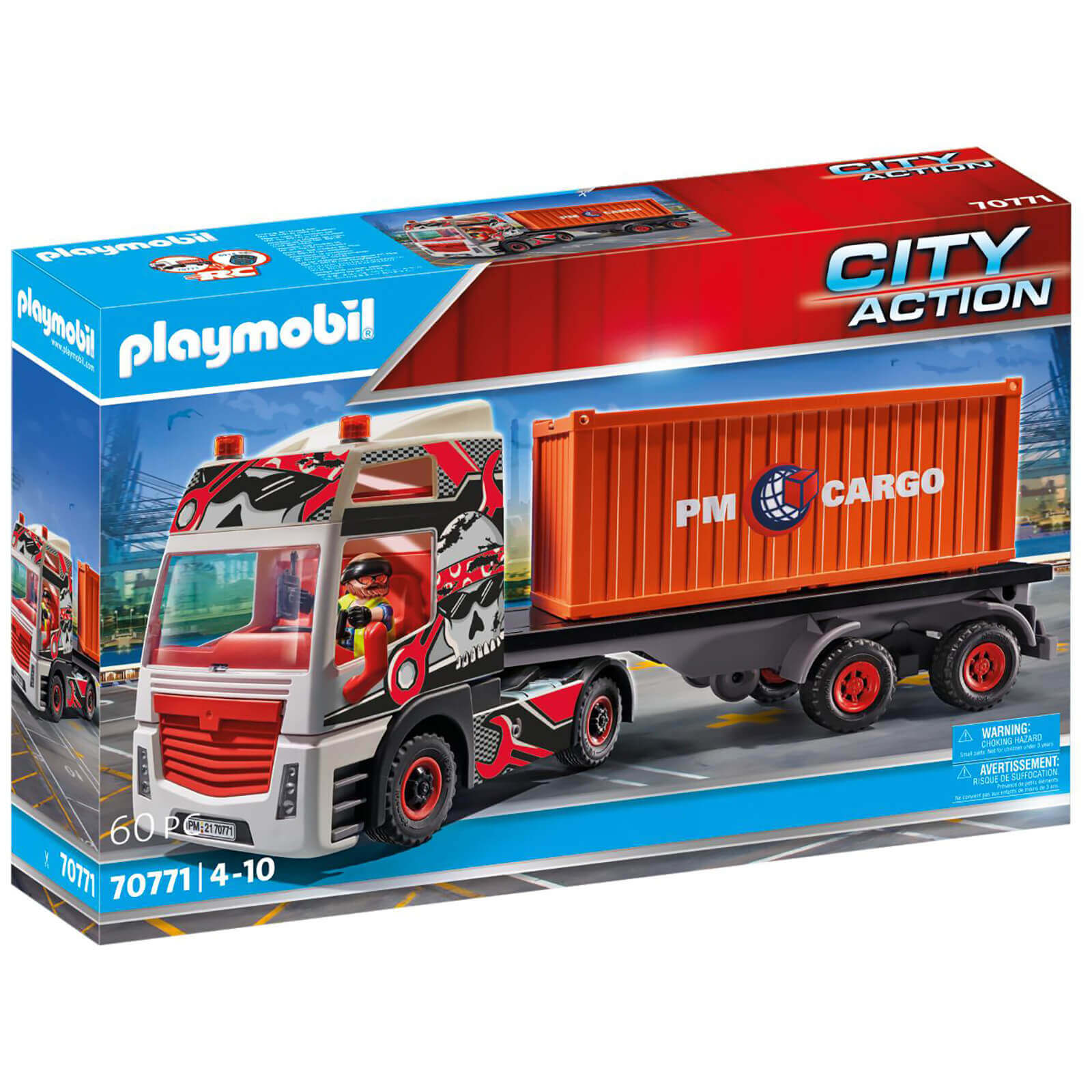 Playmobil Truck with Cargo Container (70771)