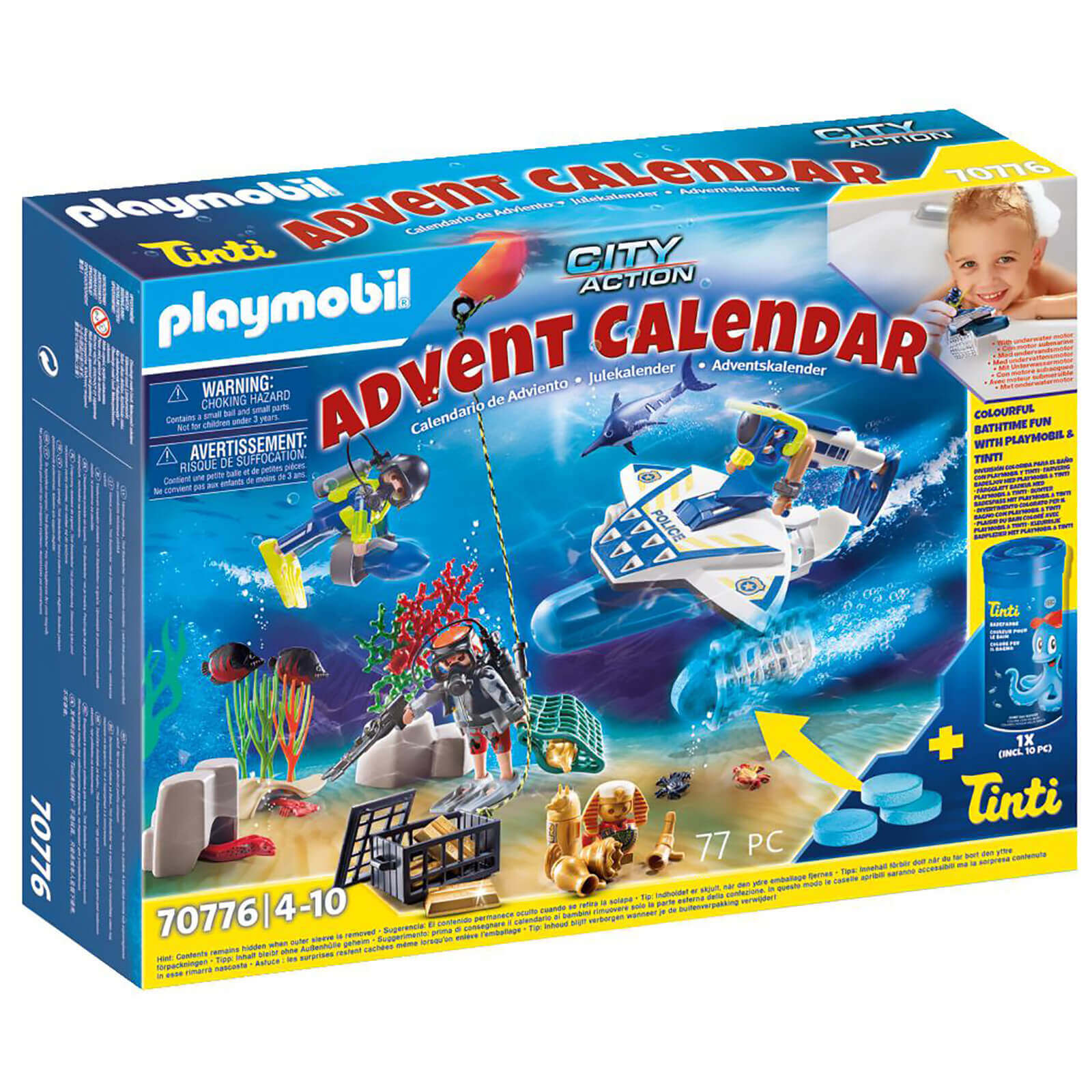 Playmobil Advent Calendar   Police Dive (70776)