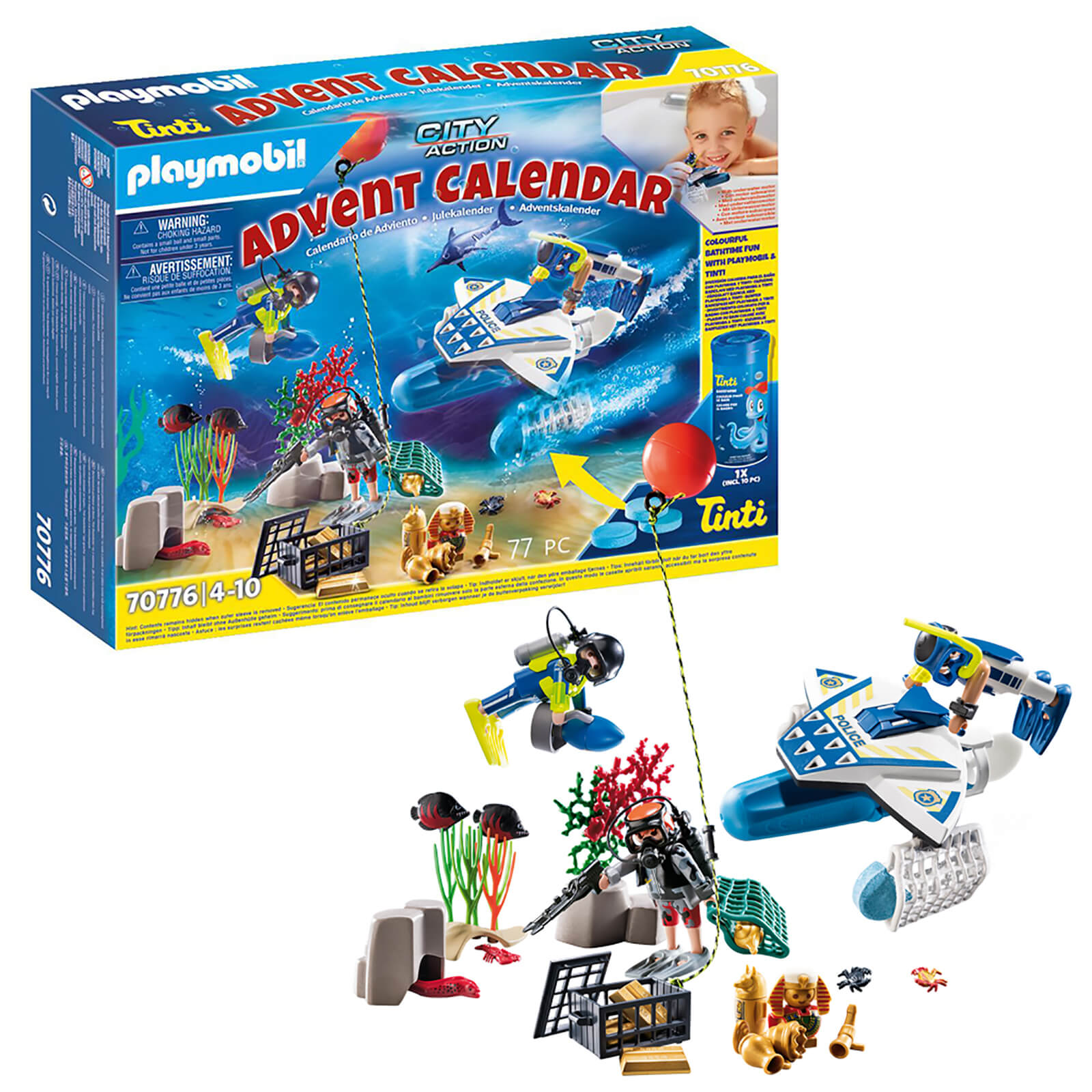 Playmobil Advent Calendar - Police Dive (70776)
