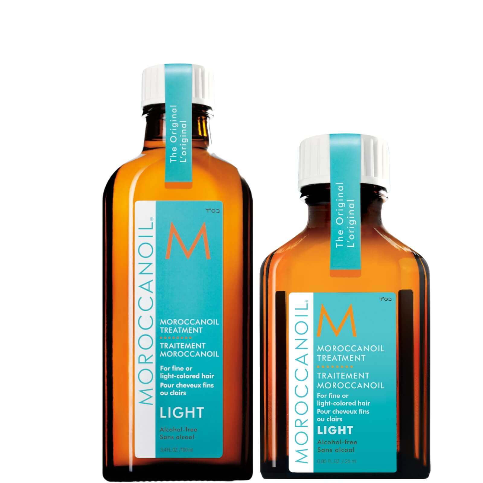 

Moroccanoil Treatment Light 100ml + Free Moroccanoil Treatment Light 25ml (worth £46.30)