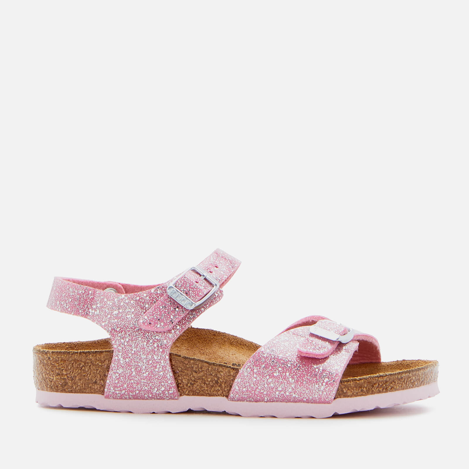Birkenstock Rio Plain Sandals - Cosmic Sparkle Candy Pink - UK 8 Toddlers