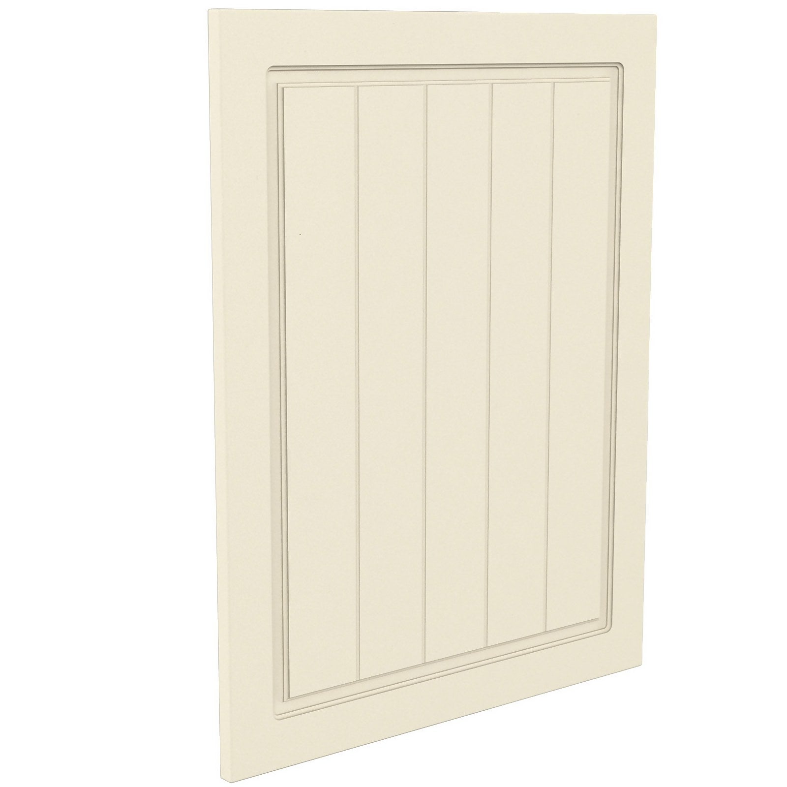 Country Shaker Kitchen Cabinet Door (W)597mm - Cream thumbnail