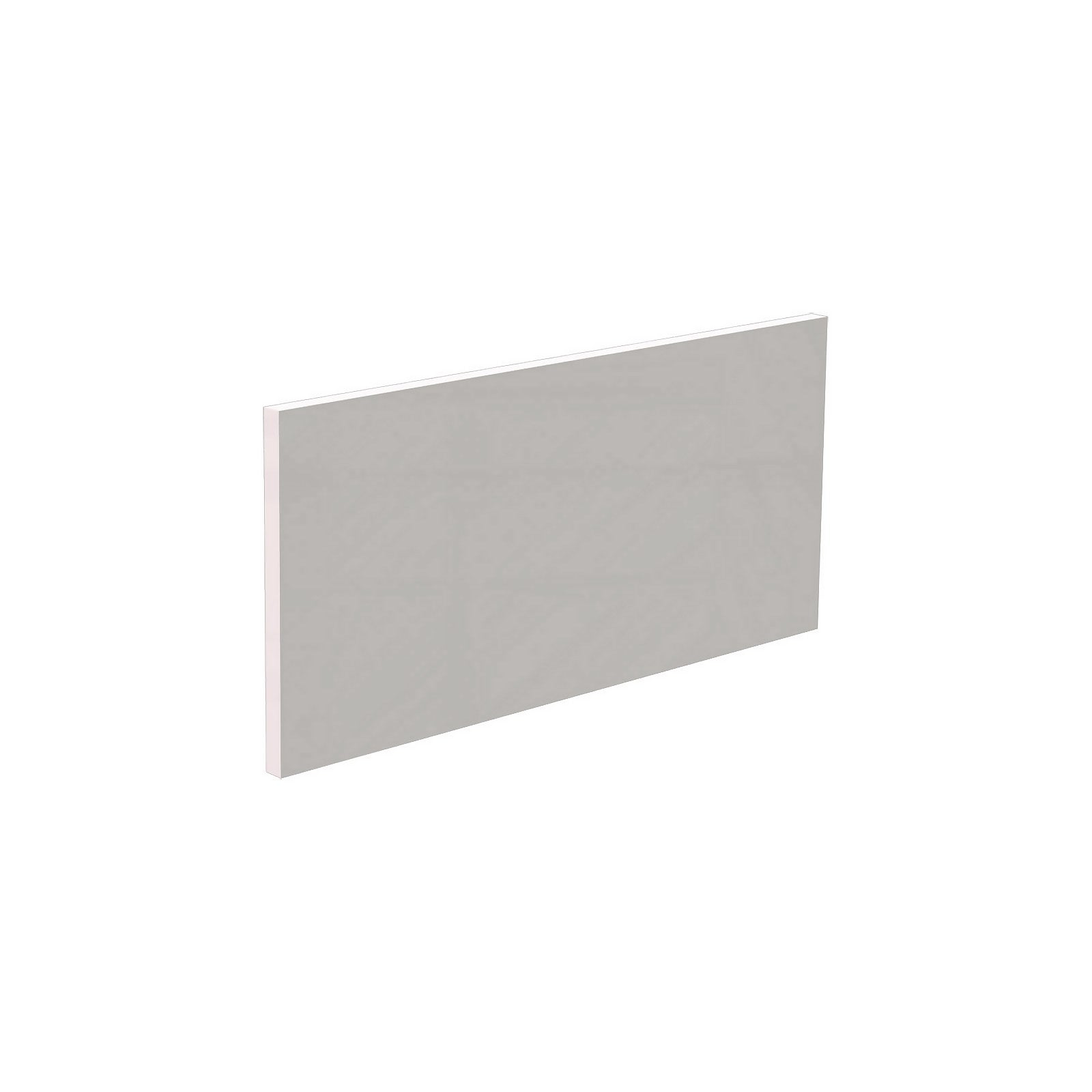 Modern Slab Kitchen Bridging Door (W)597mm - Gloss Grey thumbnail