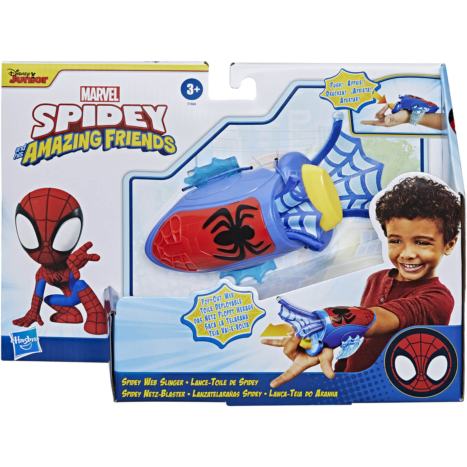 Hasbro Marvel Spidey and His Amazing Friends Spidey Web Slinger Wrist Toy