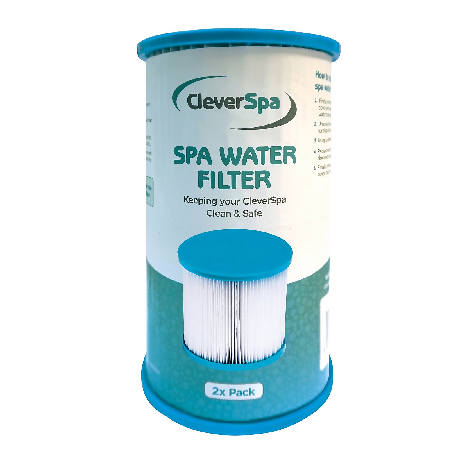 Photo of Cleverspa Hot Tub Filter Cartridge - 2 Pack