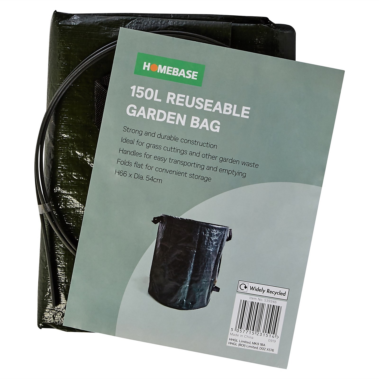 Photo of Homebase Reusable Garden Bag - 150l