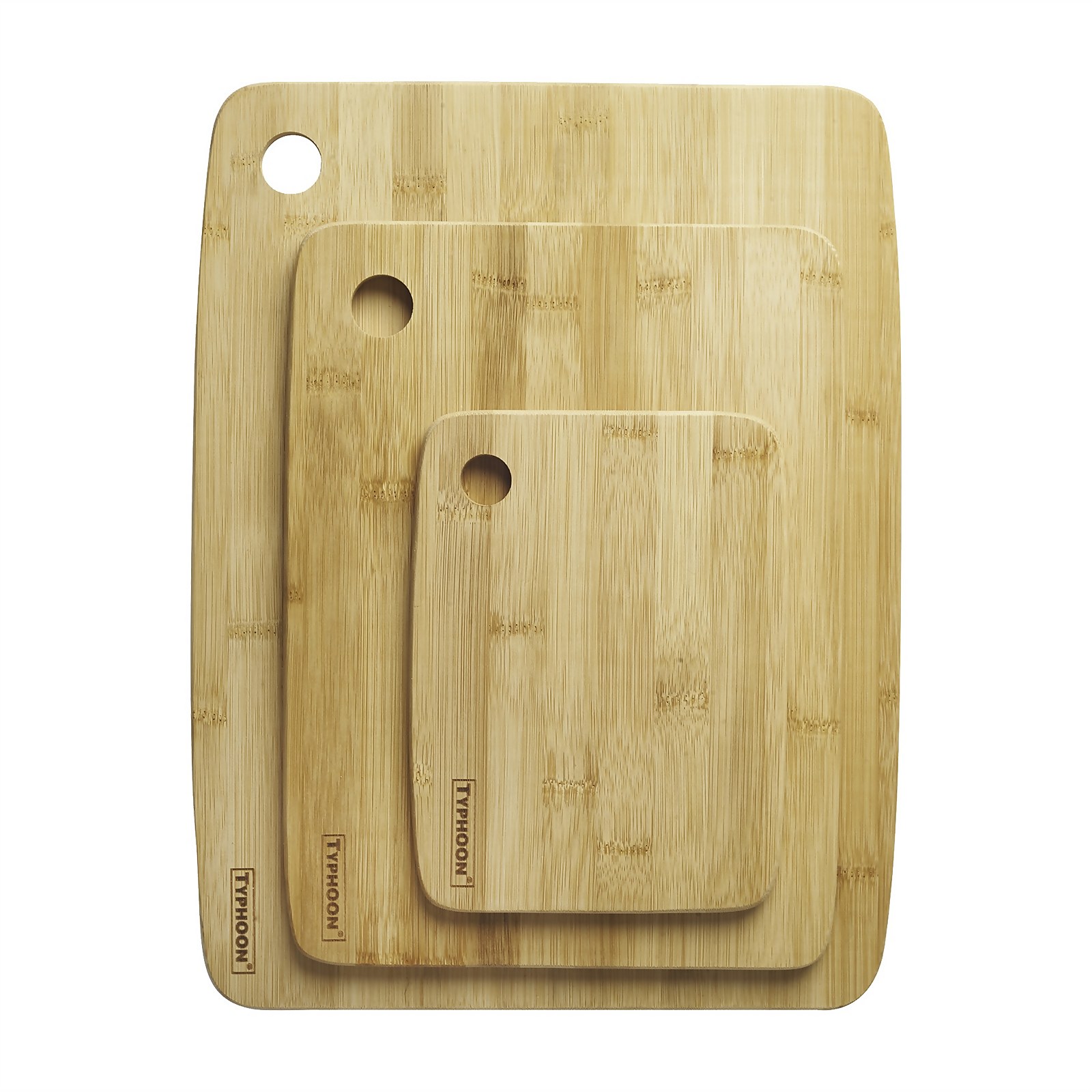 Photo of Typhoon Living Wooden Chopping Boards - Set Of 3