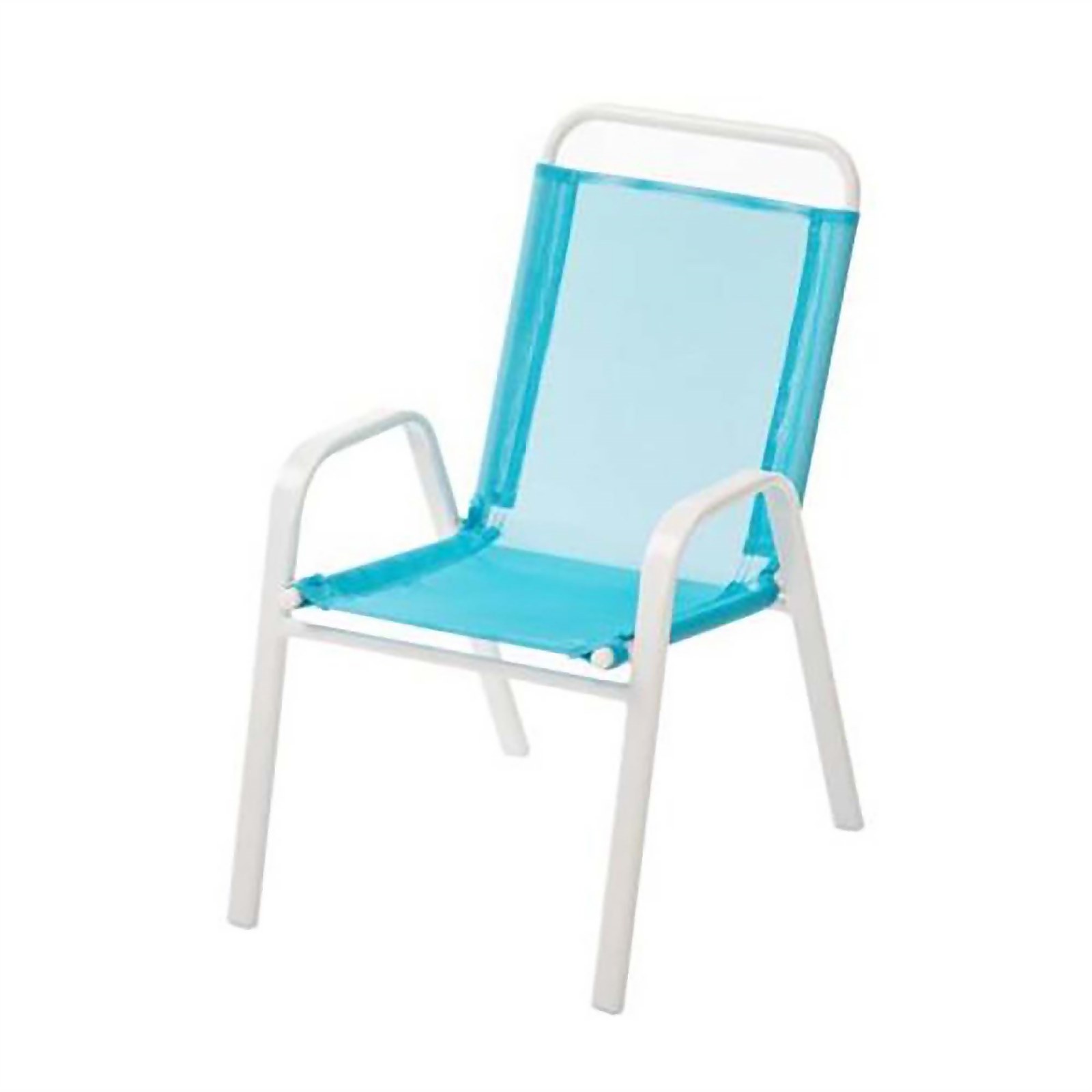Photo of Kids Metal Stacking Chair - Blue