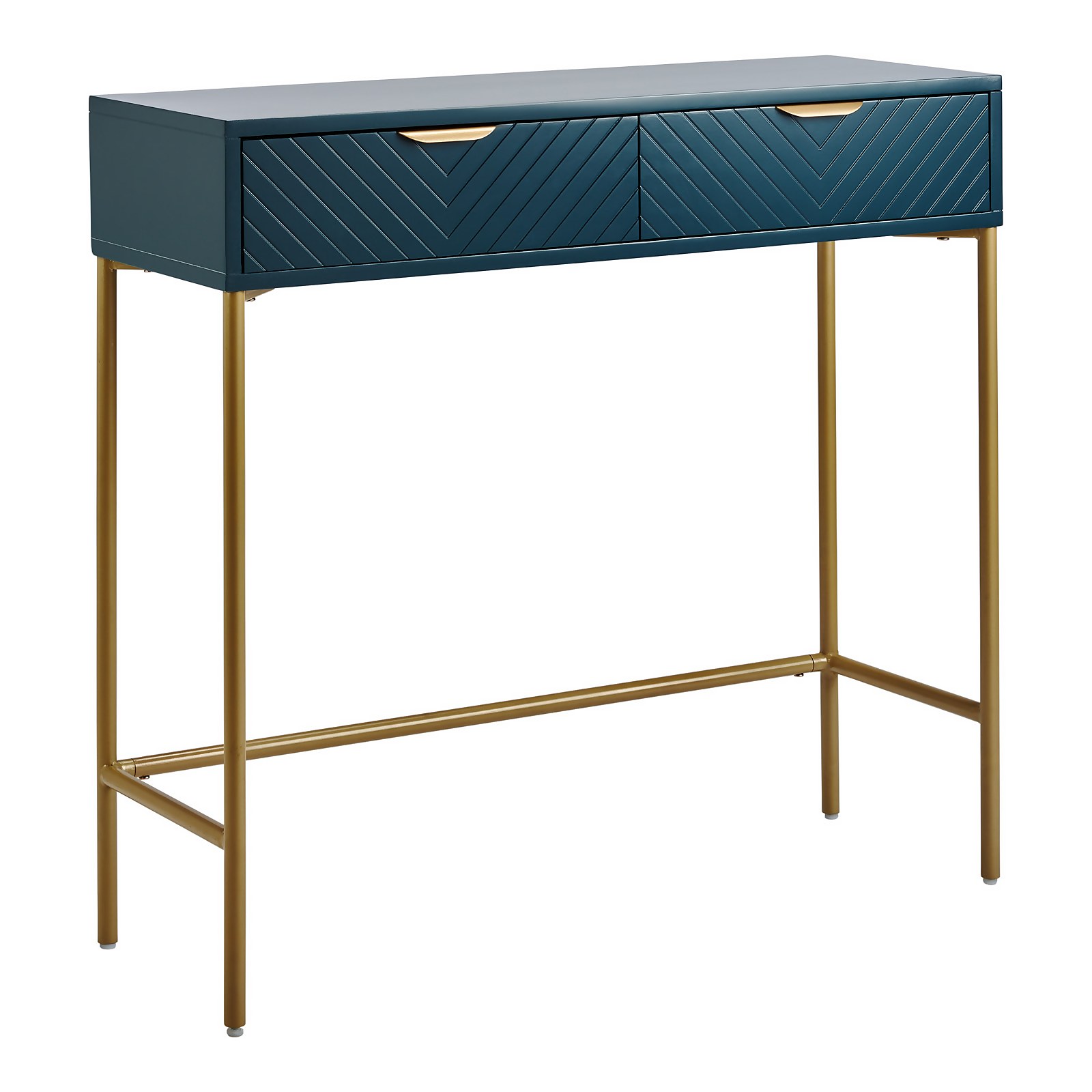 Photo of House Beautiful Trixie 2 Drawer Console Desk - Blue