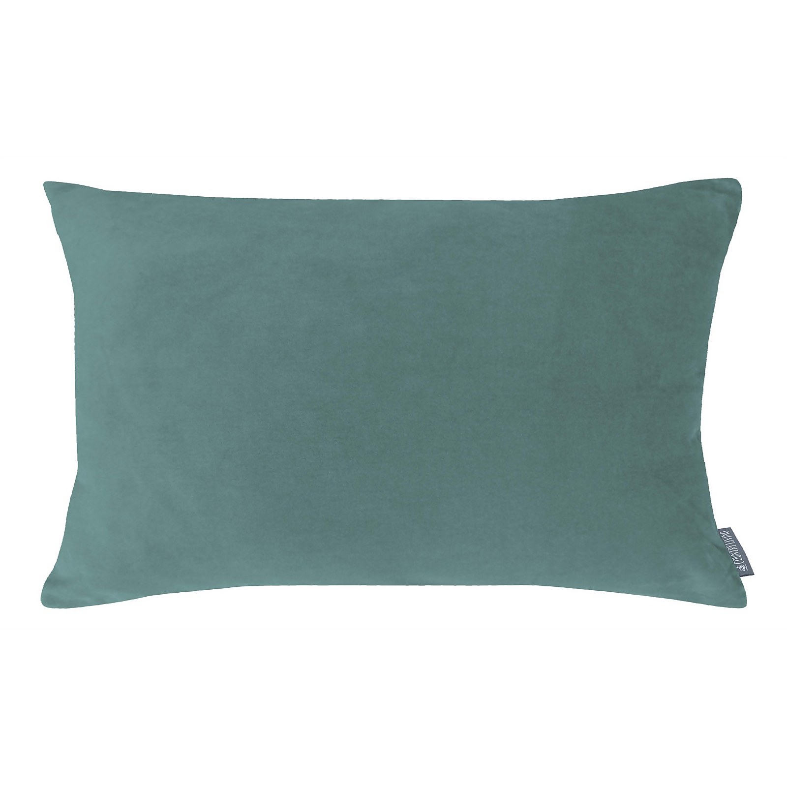 Photo of Country Living Velvet Linen Cushion - 30x50cm - Duck Egg