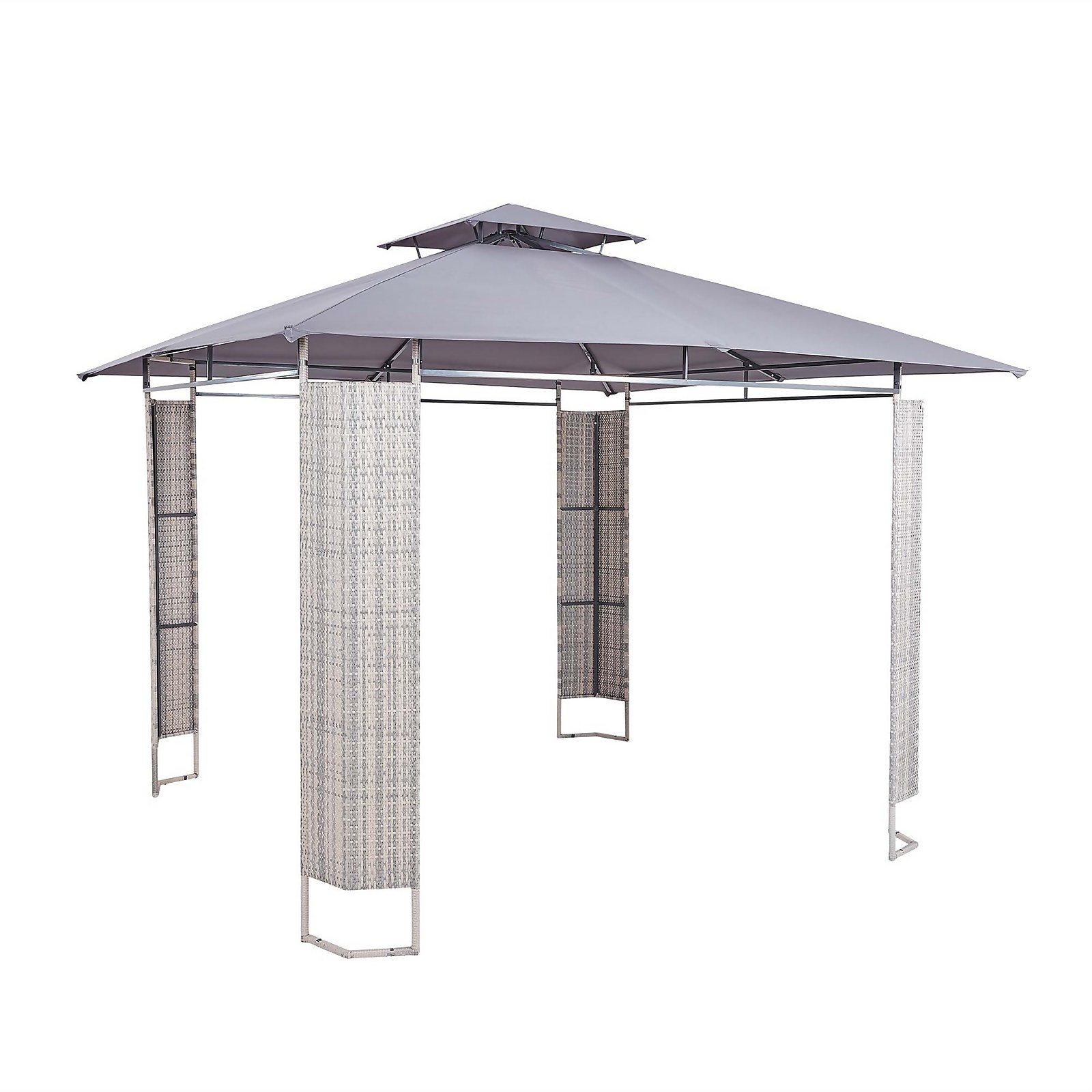 Photo of Florence Gazebo With Rattan Panels