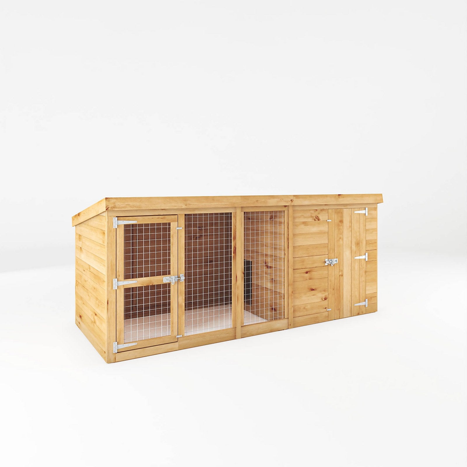 Mercia 10 x 4 Dog Kennel & Run (Installed) thumbnail