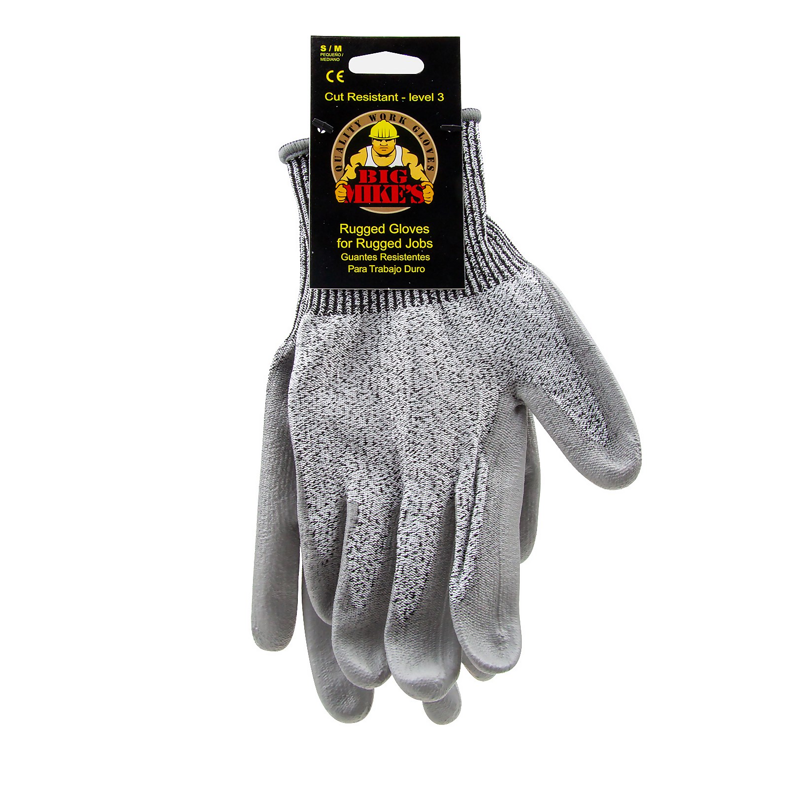 Photo of Big Mikes Cut Resistant Nitrile Dip Gloves - Small/medium