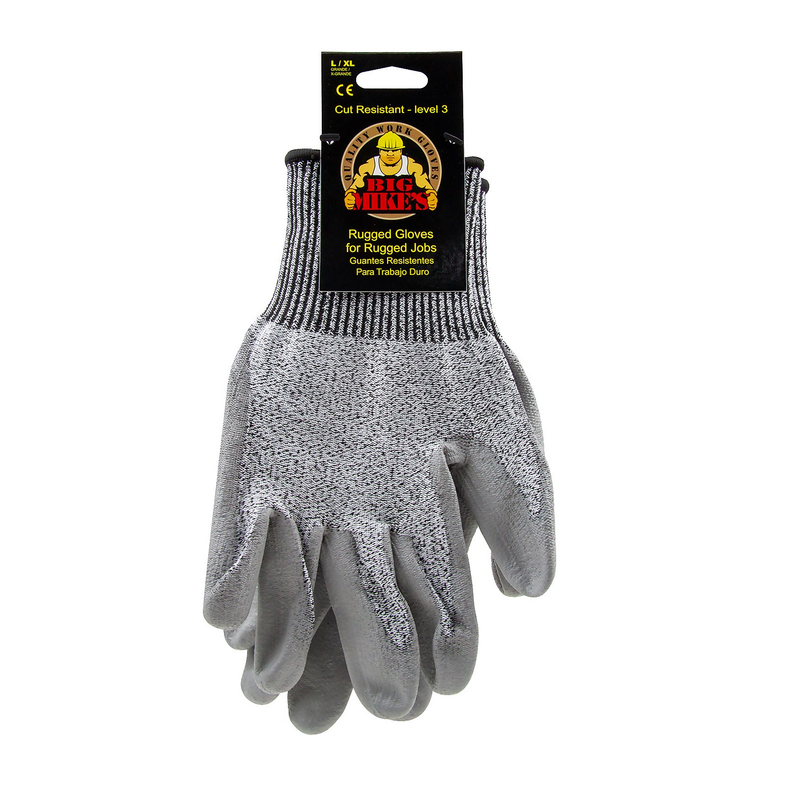 Photo of Big Mikes Cut Resistant Nitrile Dip Gloves - Large/xlarge