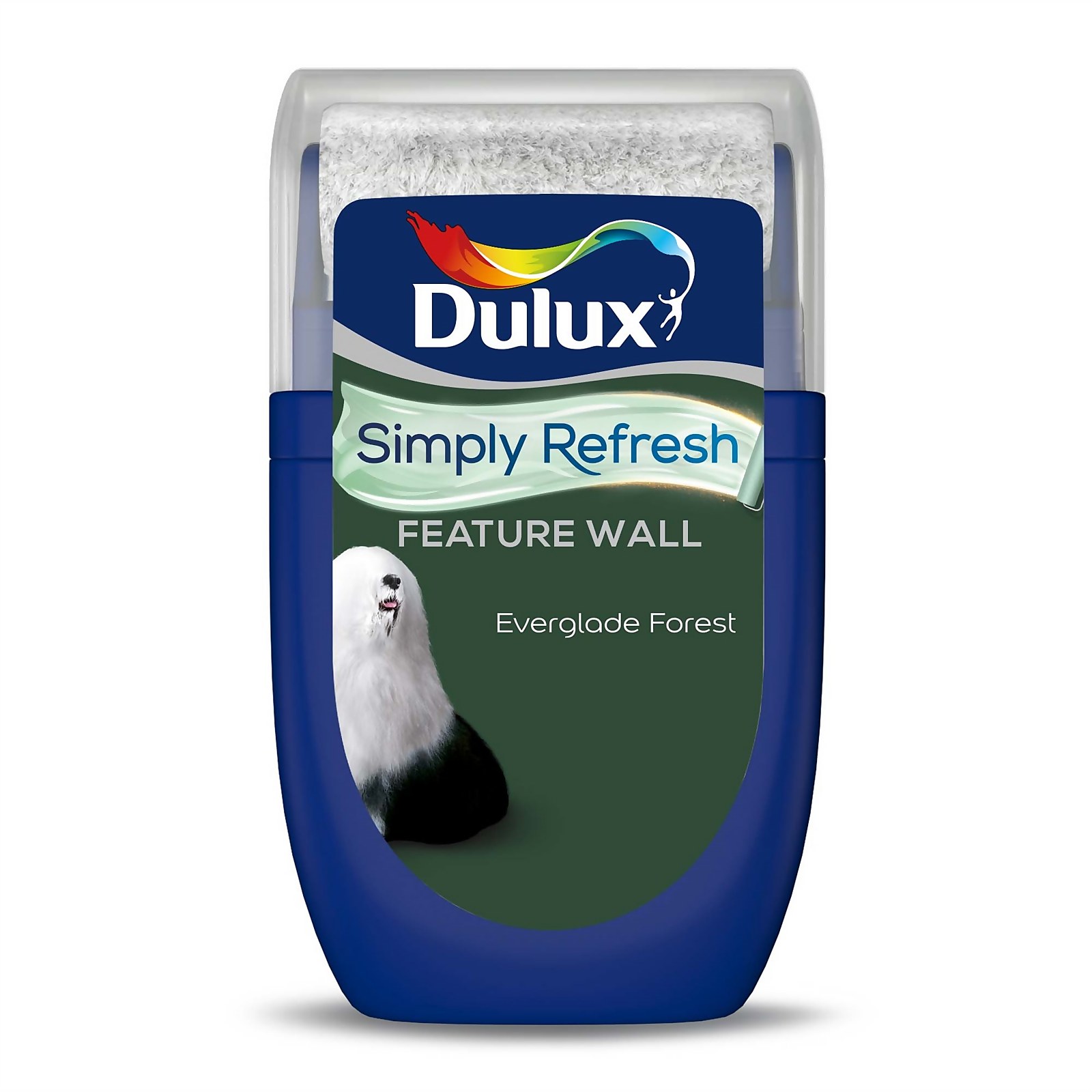 Photo of Dulux Simply Refresh Feature Wall One Coat Matt Emulsion Paint - Everglade Forest - 30ml