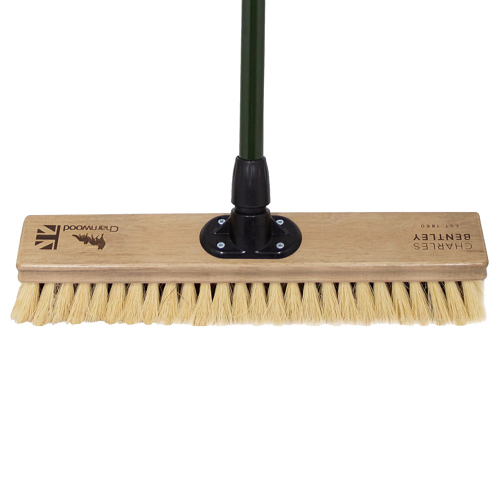 Photo of Charles Bentley Charnwood Dual Fill Wooden Broom - 450mm