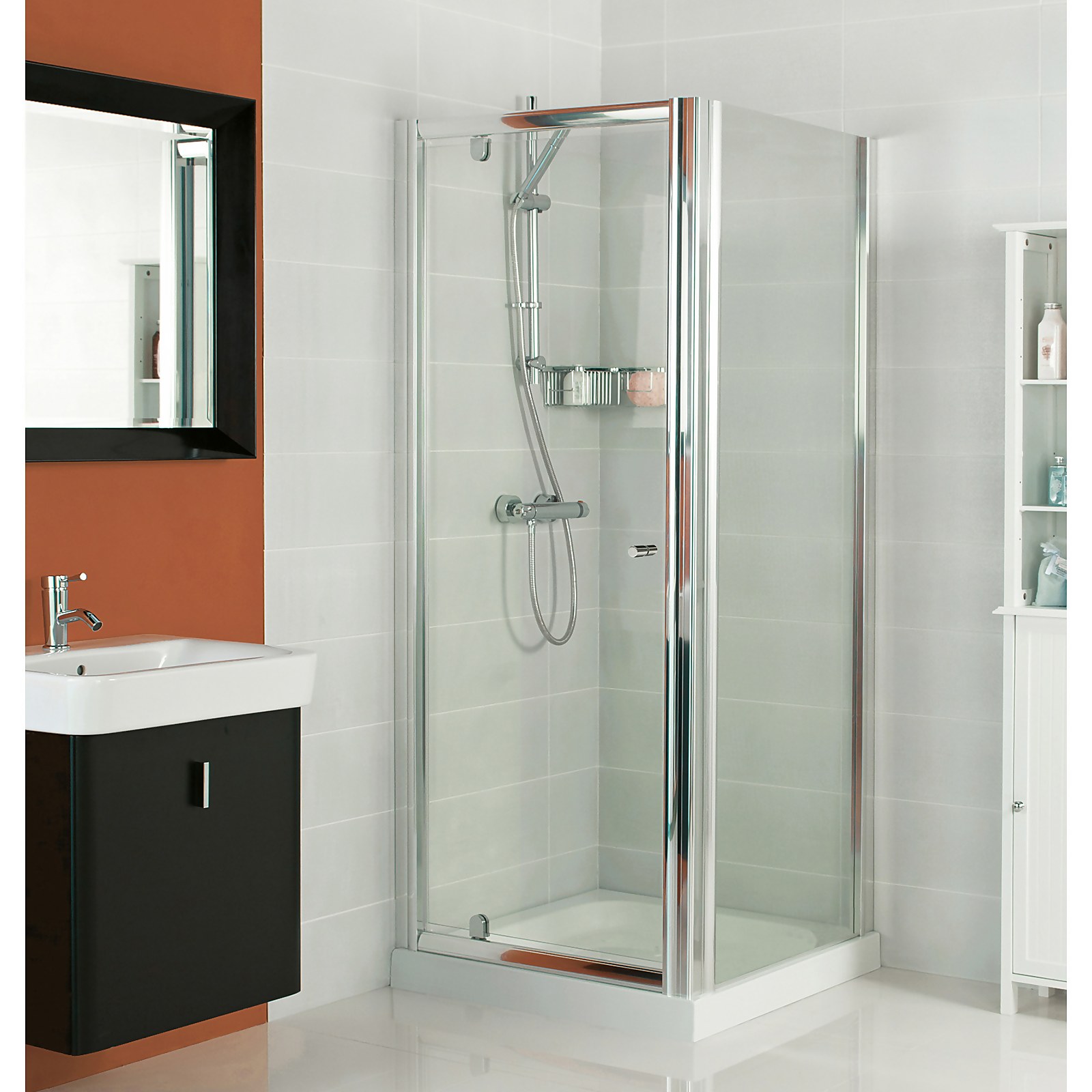 Photo of Bathstore Gleam 800mm Hinge Door Shower Enclosure