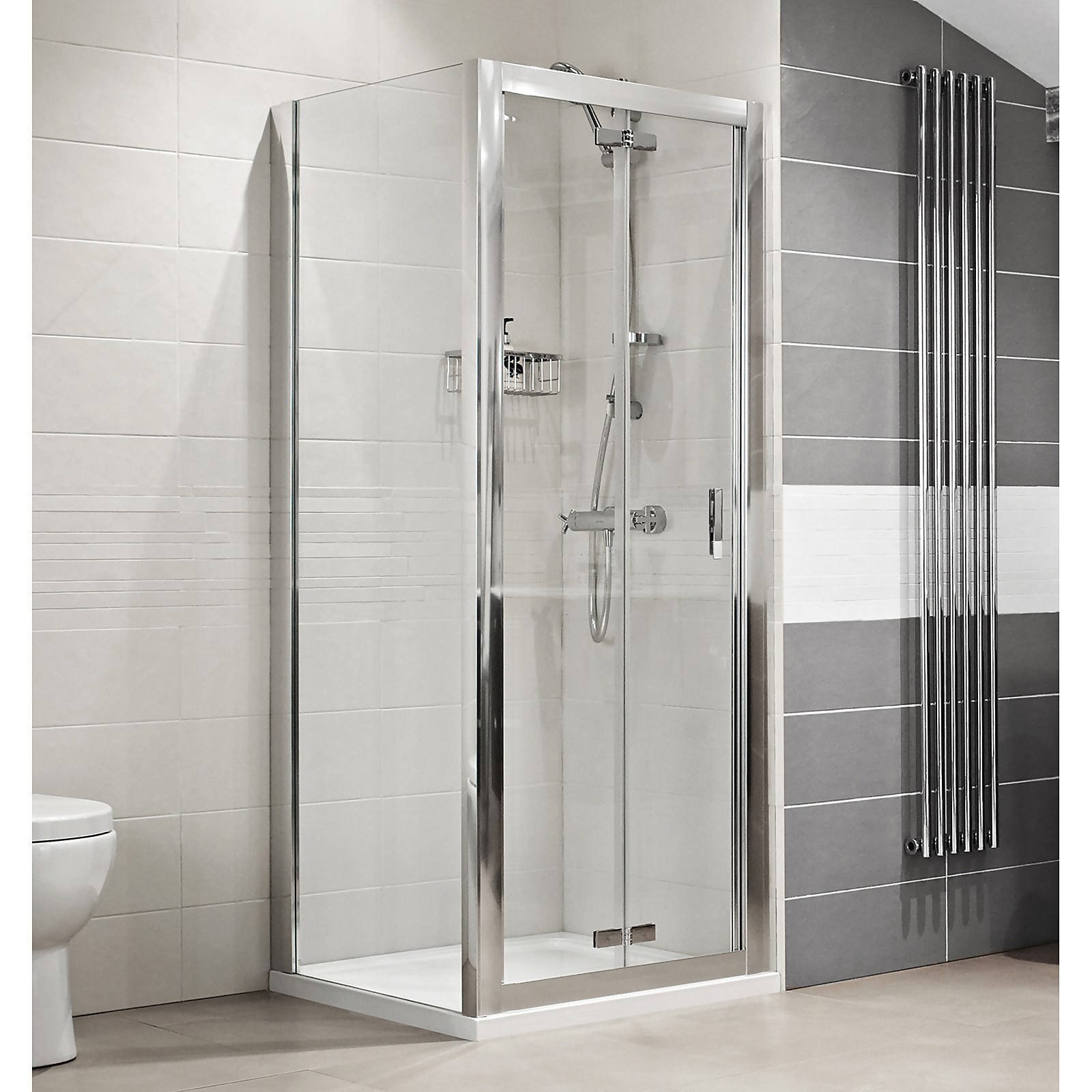 Photo of Bathstore Lustre 1000mm Bi-fold Door Shower Enclosure