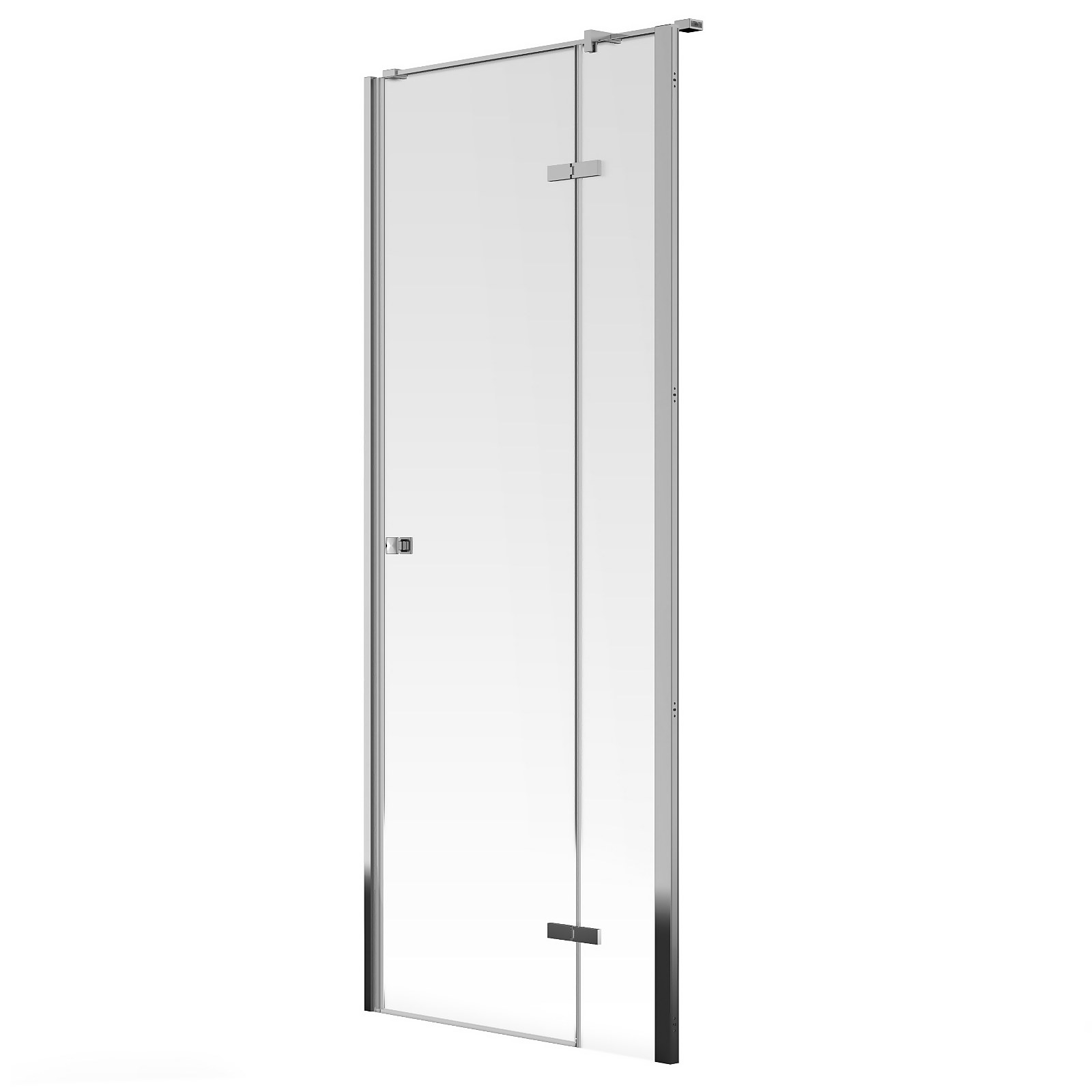 Photo of Bathstore Pearl 800mm Hinged Shower Glass Door - Right Hand