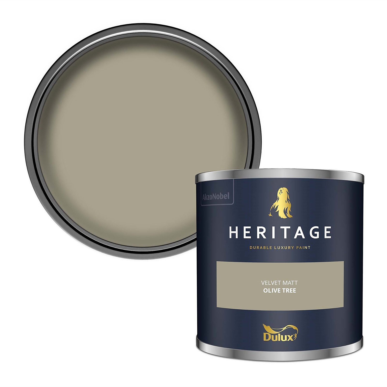 Photo of Dulux Heritage Colour Tester - Olive Tree - 125ml