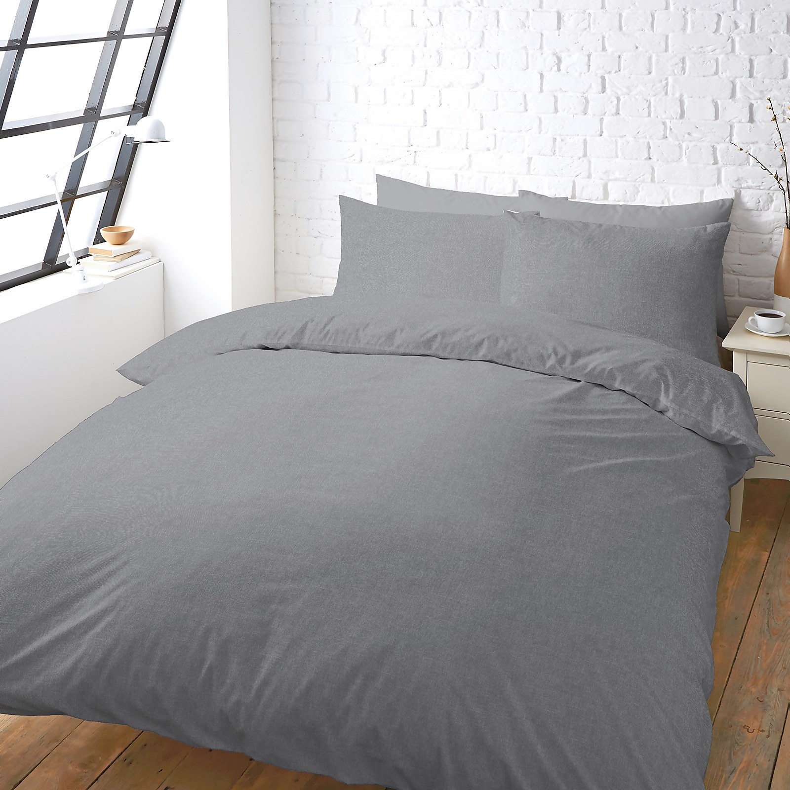 Photo of House Beautiful Washed Cotton Linen Bedding Set - Double