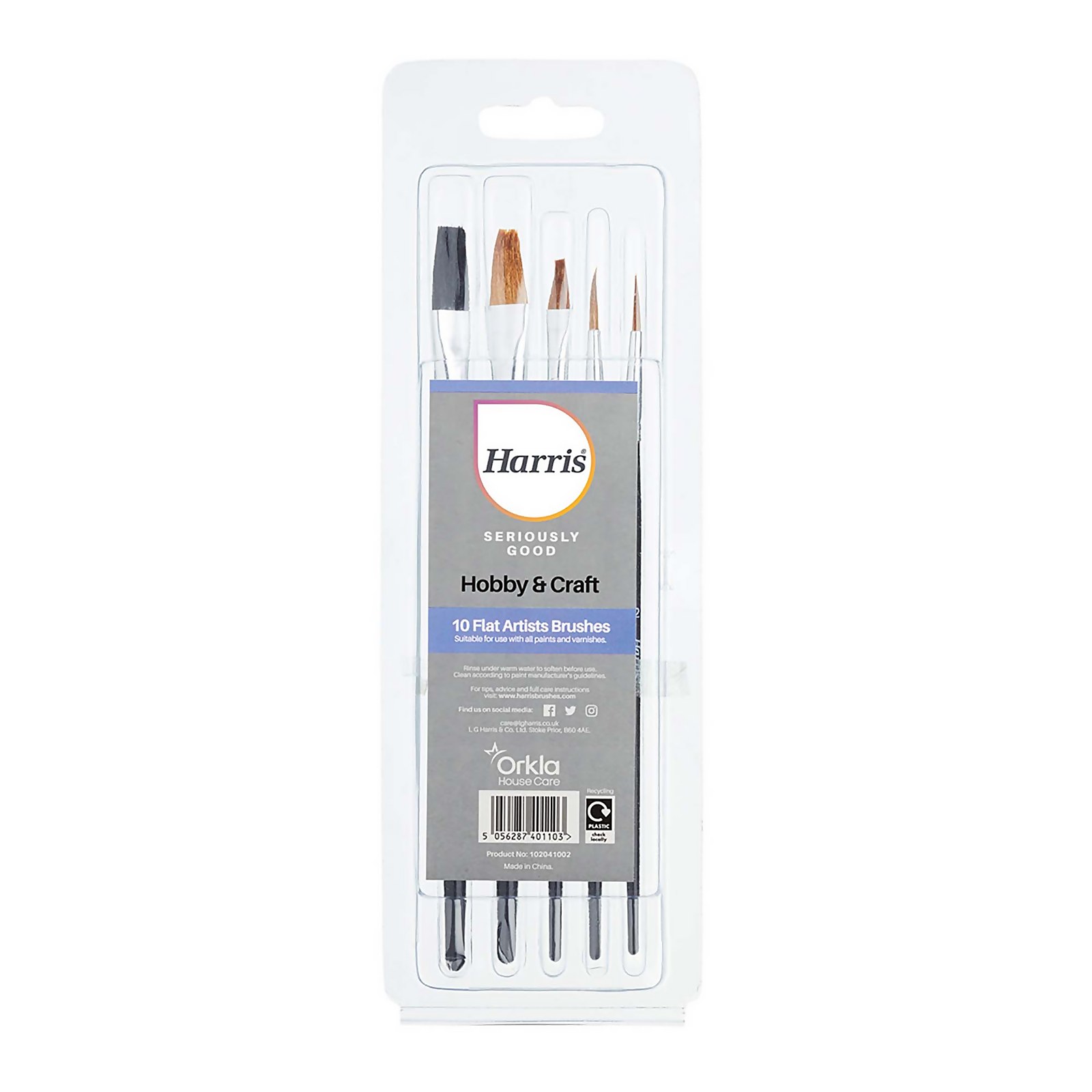 Photo of Harris Seriously Good Artist Paint Brushes 10 Pack