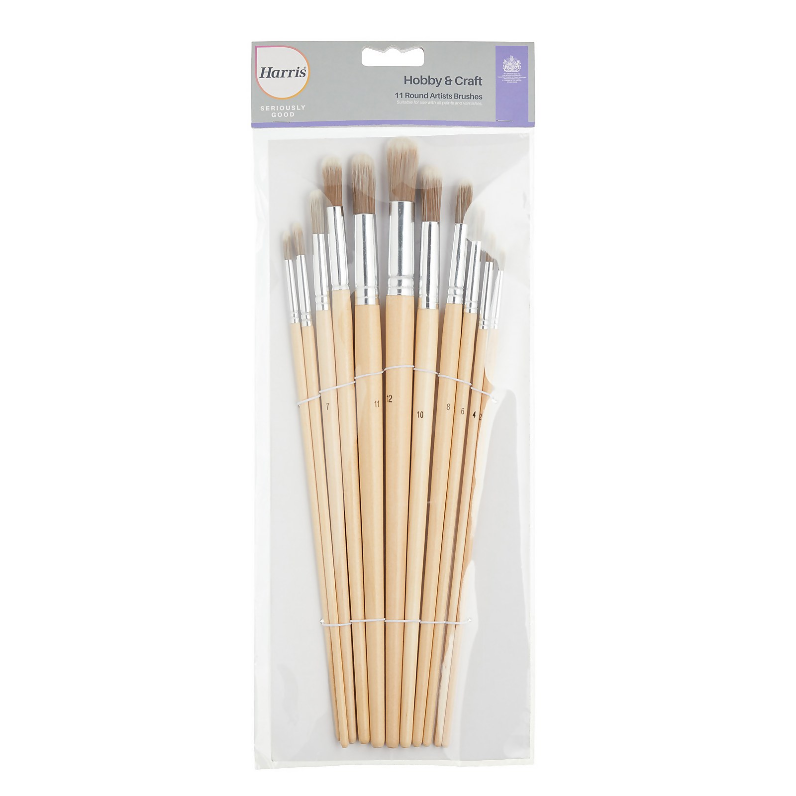 Photo of Harris Seriously Good Artist Paint Brushes 11 Pack