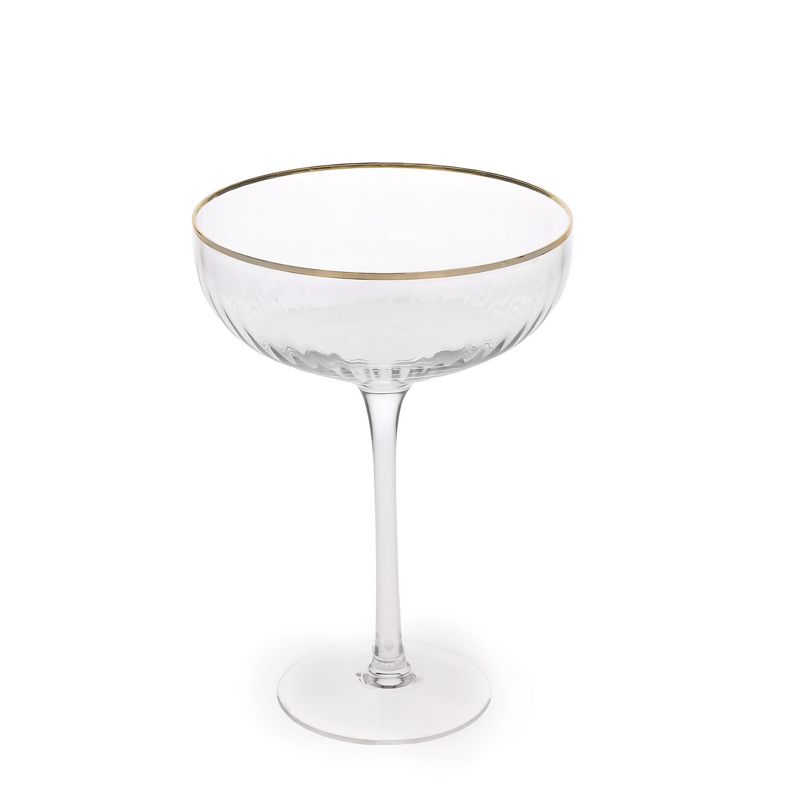 Photo of House Beautiful Textured Gold Detail Champagne Saucer