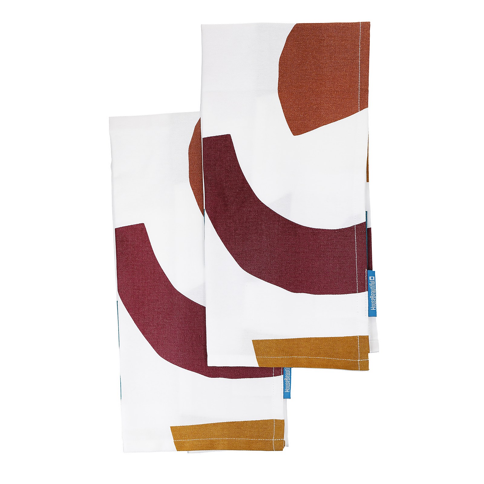 Photo of House Beautiful Bright Abstract Print Tea Towels - 2 Pack