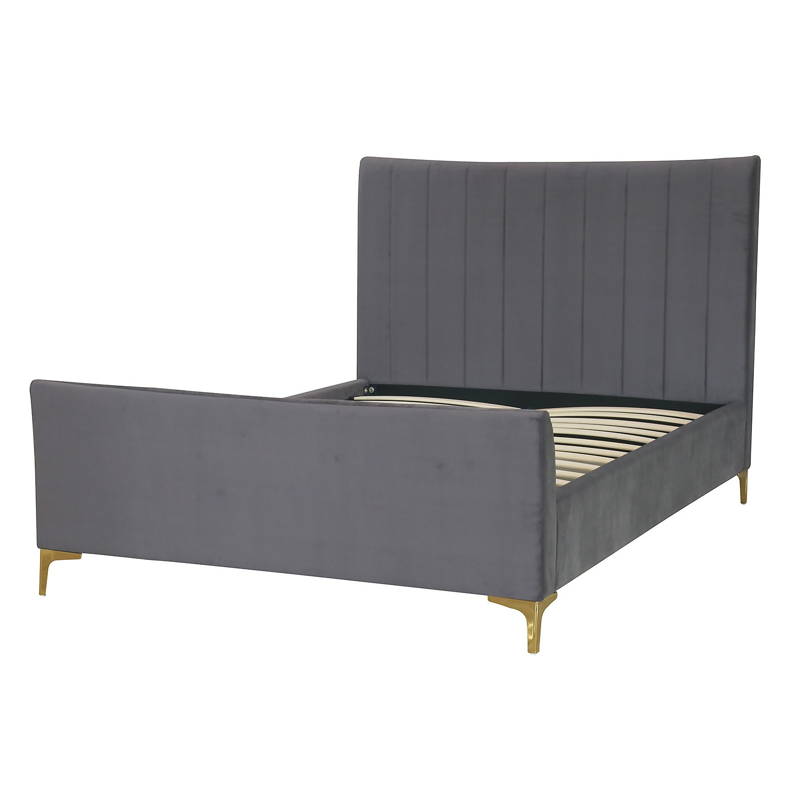Photo of Donna Deco Double Bed - Grey