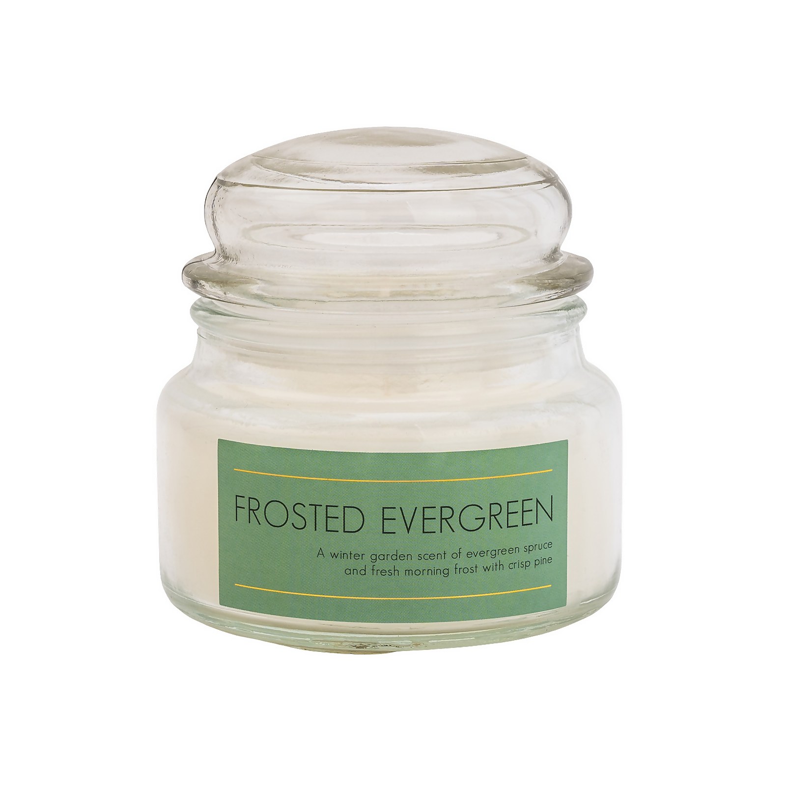 Photo of Frosted Evergreen Jar Candle