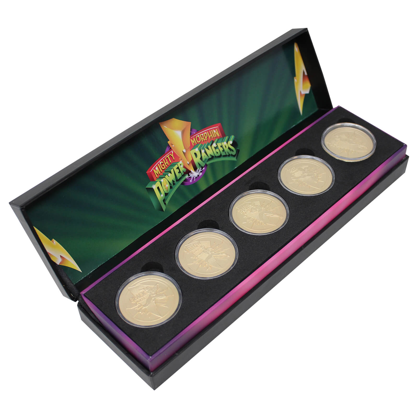 Image of Power Rangers Limited Edition Coin Set - Zavvi Exclusive by DUST!