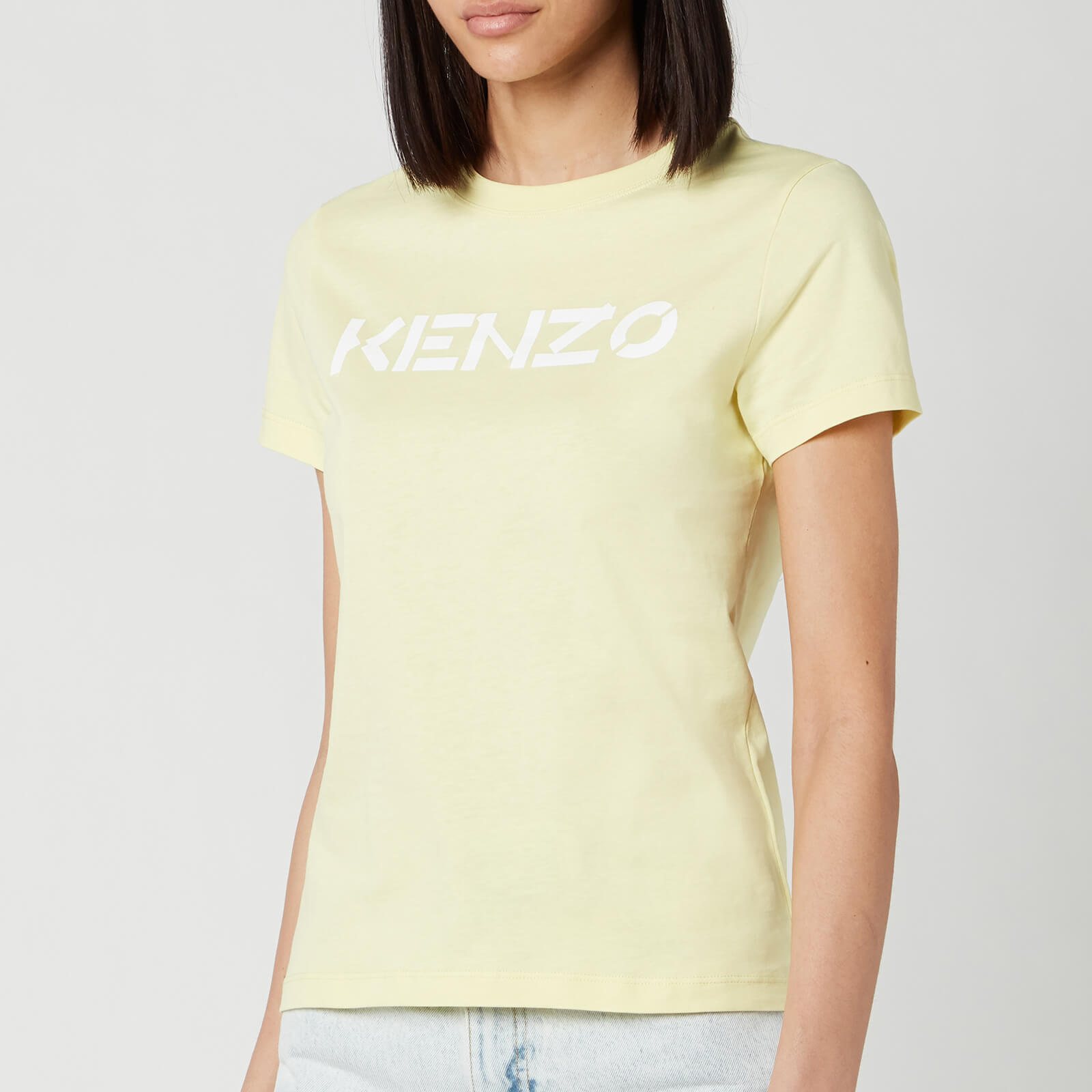 KENZO Women's KENZO Logo Classic T-Shirt - Vanilla - M