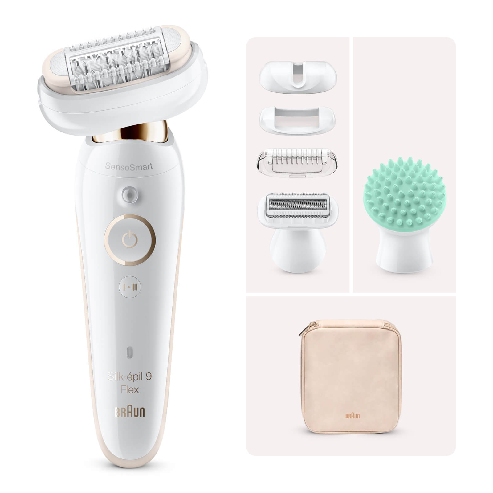 

Braun Silk-épil 9 Flex Epilator with 5 extras incl. Deep Massage Pad