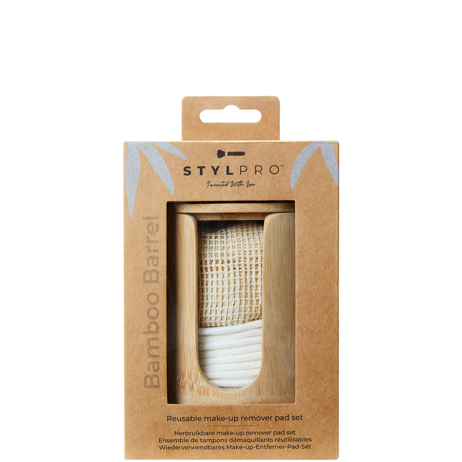 StylPro Bamboo Barrel Makeup Remover Pads