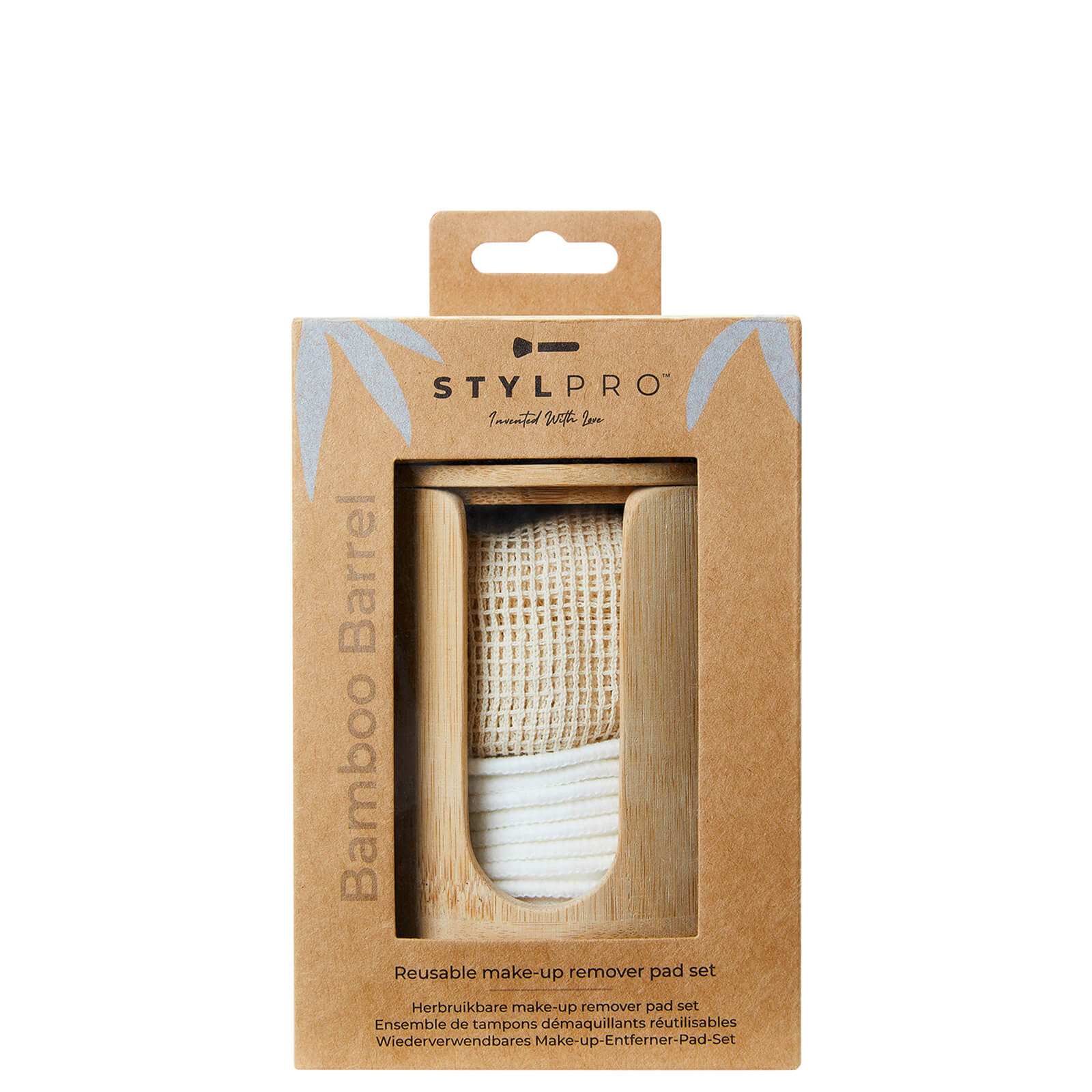StylPro Bamboo Barrel Makeup Remover Pads