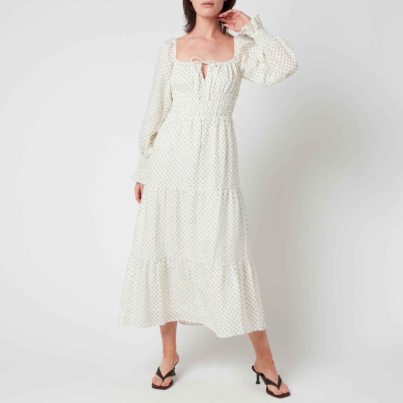 Faithfull The Brand Women's Dariya Midi Dress - Jardin Floral Print - L