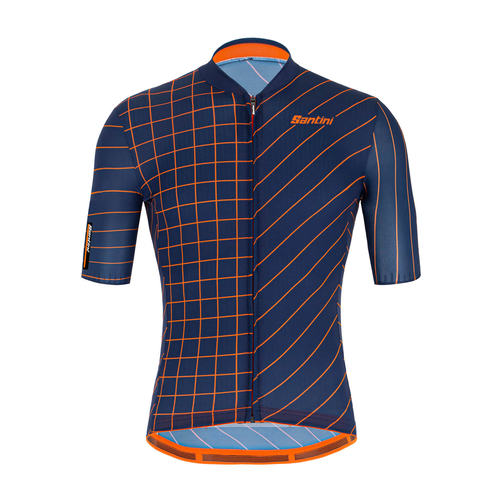 Santini Eco Sleek Dinamo Jersey - S - Nautica Blue