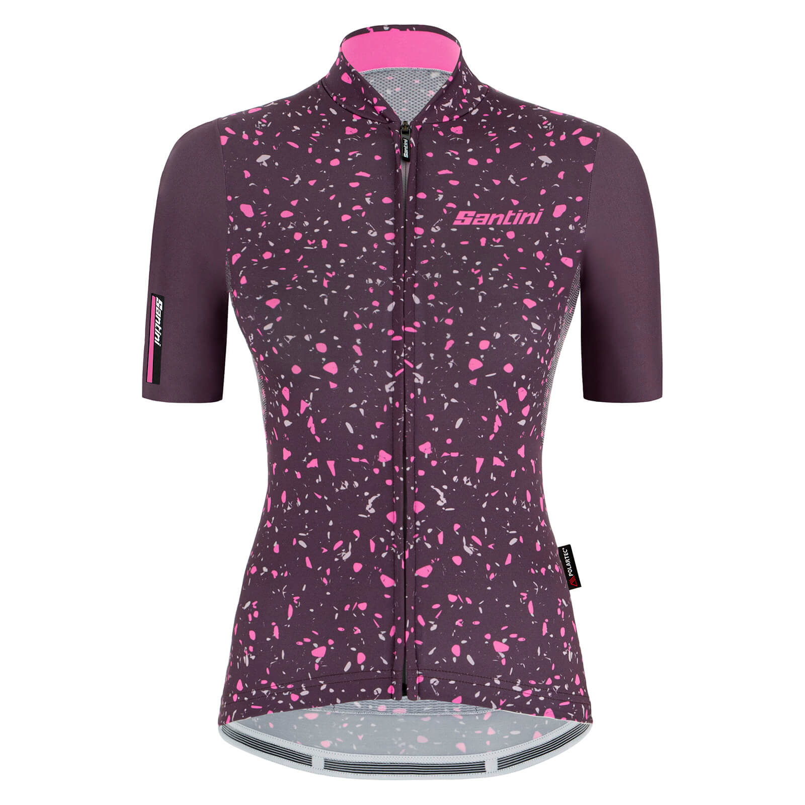 Santini Womens Delta Pietra Jersey - S - Vigneto Purple