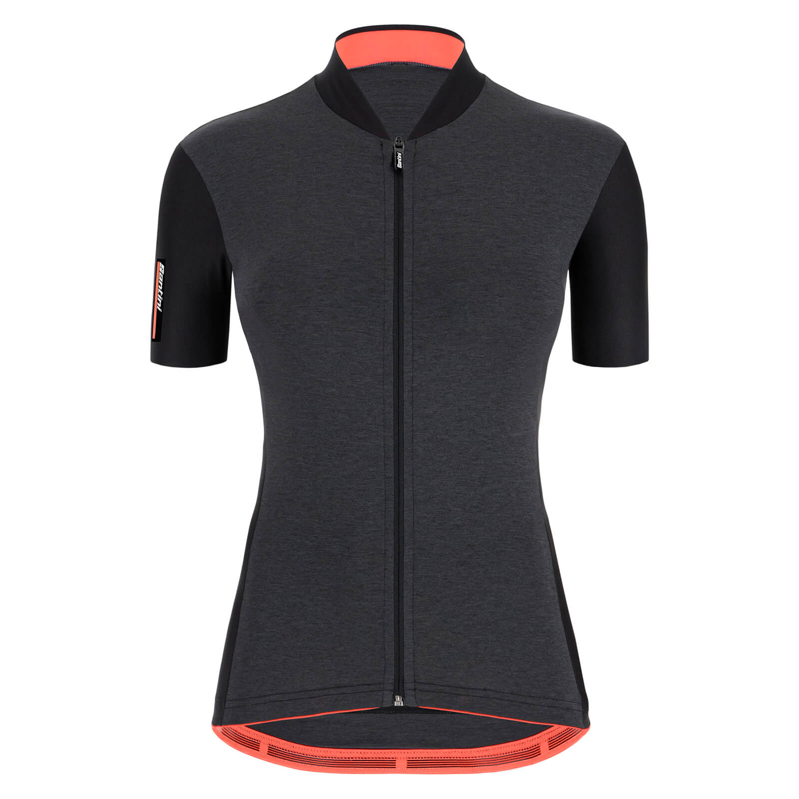 Santini Womens Colore Jersey - M - Black