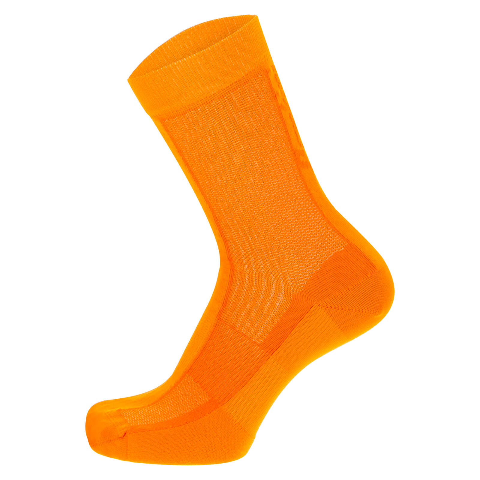 ProBikeKit UK Santini Cubo Light Summer Socks - XS - Flashy Orange
