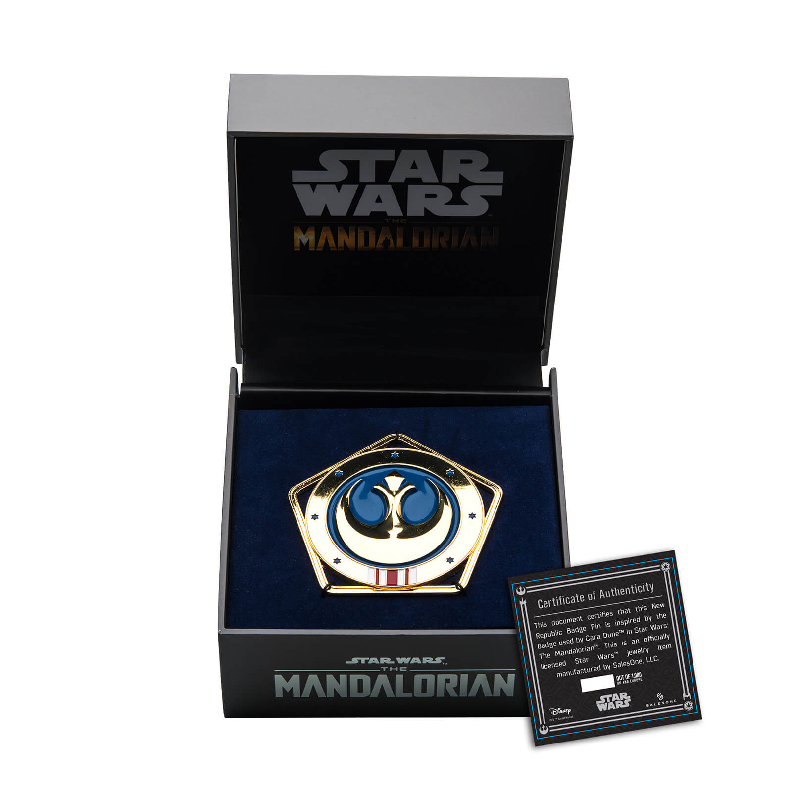 Image of Star Wars Republic Medallion 1:1 Scale Pin Badge - Zavvi UK / EU Exclusive