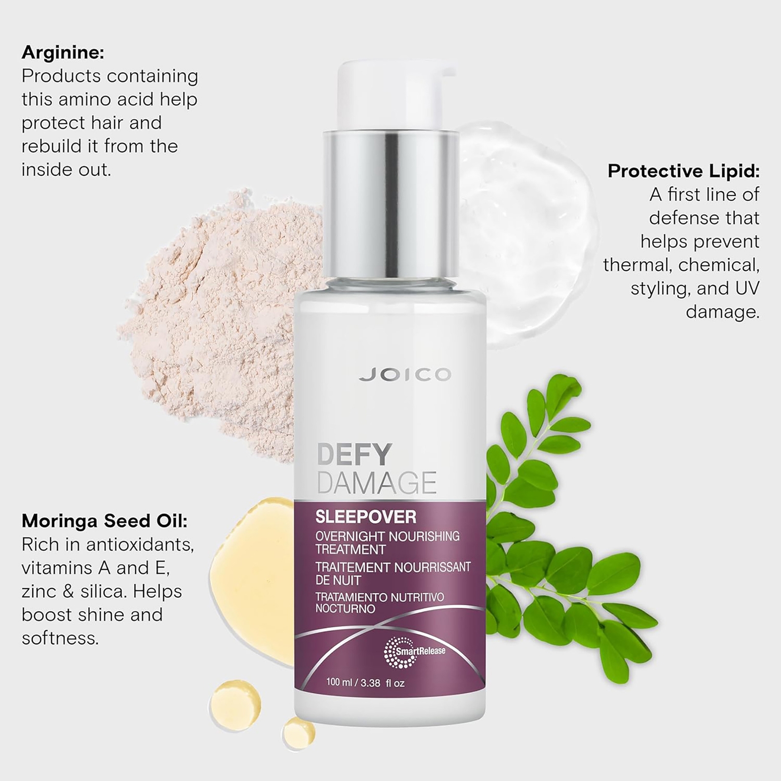 Thumbnail - Joico Defy Damage Sleepover Overnight Nourishing Treatment 100ml