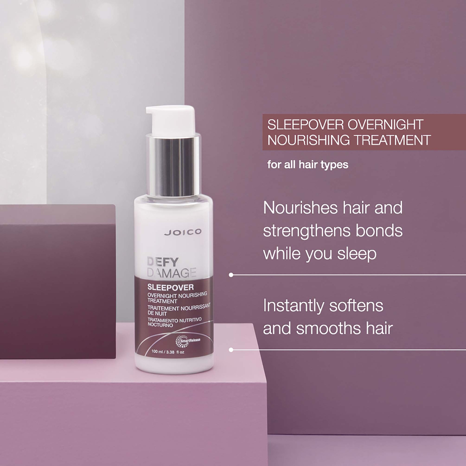 Thumbnail - Joico Defy Damage Sleepover Overnight Nourishing Treatment 100ml