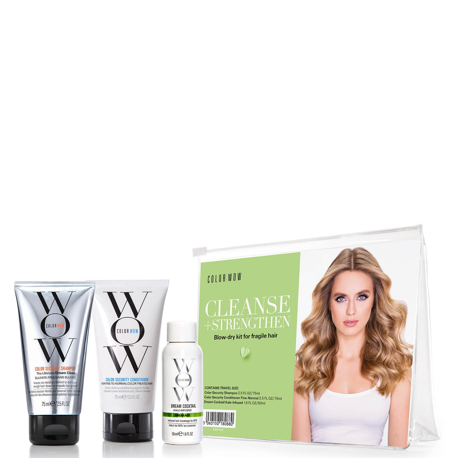 Color WOW Cleanse and Strengthen Blow-Dry Kit