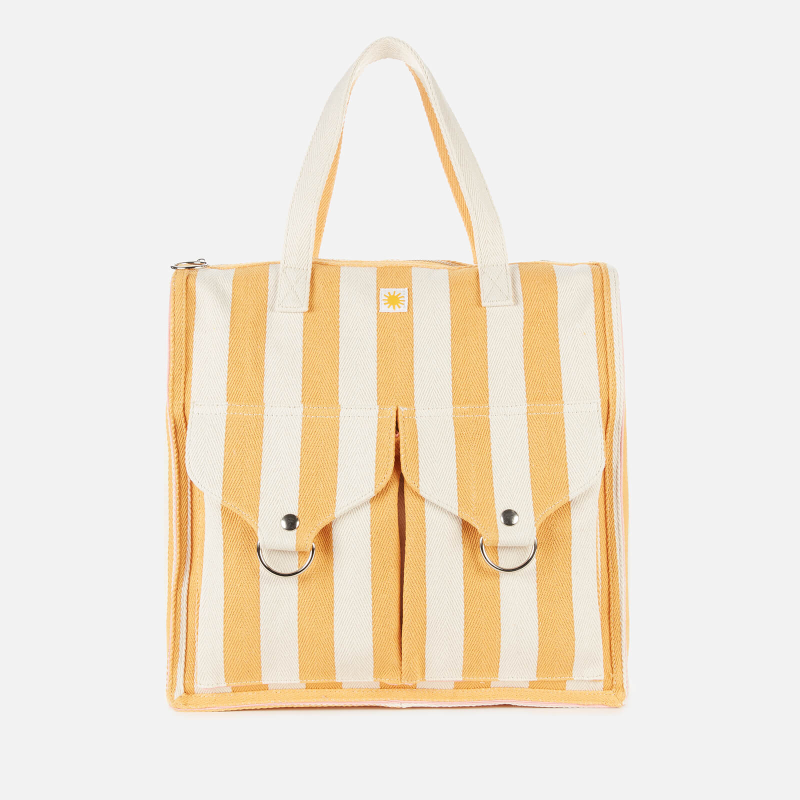 L.F Markey Women's Striped Shopper Yellow - Yellow