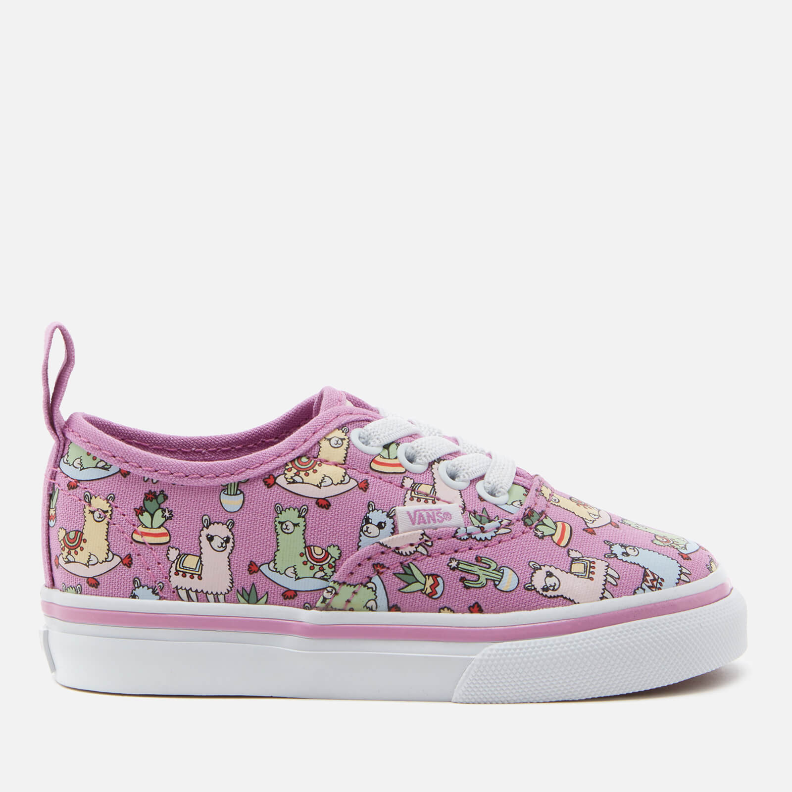 Vans Toddlers' Elastic Lace Llama Trainers - Orchid - UK 2 Baby