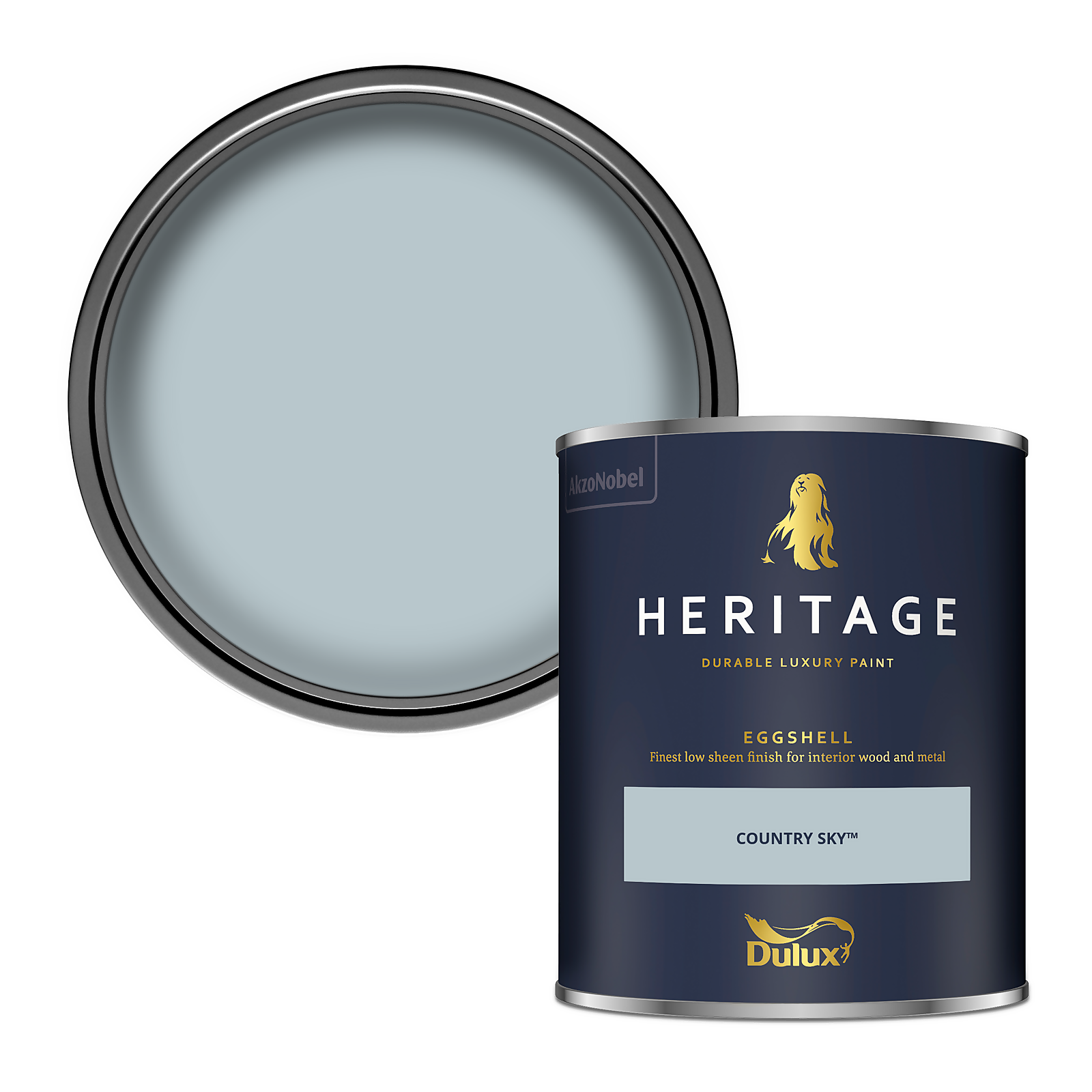 Dulux Heritage Eggshell Paint - Country Sky - 750ml