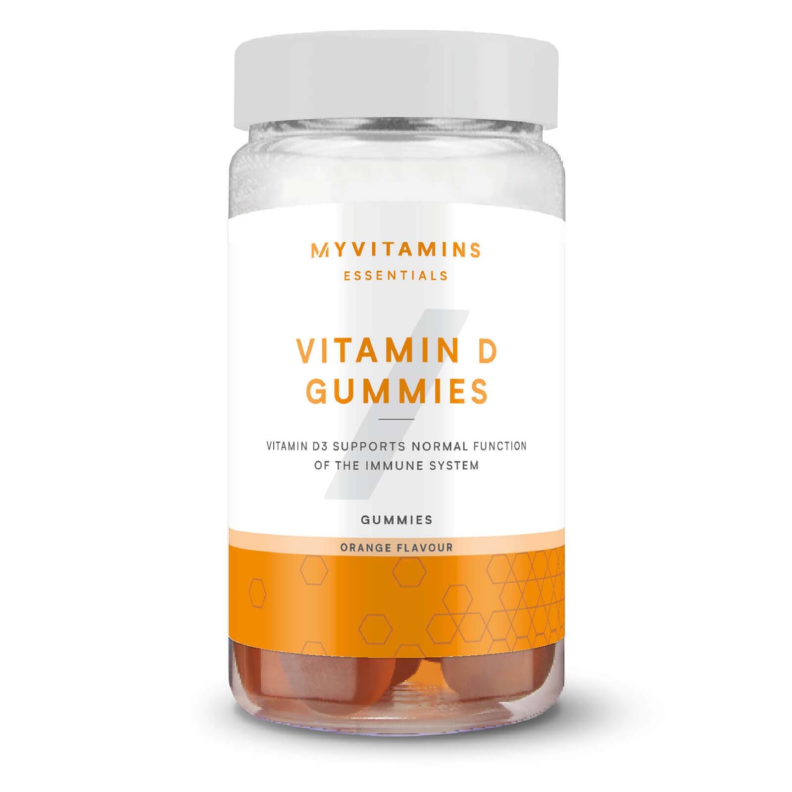 myvitamins UK Myvitamins Vitamin D Gummies - 60servings - Orange